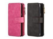 Samsung Galaxy Note 7 Luxury Coach Series Flip Wallet Case Hot Pink