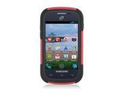 Samsung S738C HYBRID CASE Y BLACK RED STAND