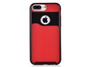 Apple iPhone 7 Plus HYBRID CASE RED TUP BLACK PC