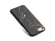 Apple Iphone 7 Marble Imd Soft TPU Case Black Gold