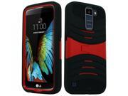 LG K10 Armor Case Stand Red