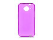 HTC Zara Desire 601 Skin Tpu Trans Frosted Pat Purple 525