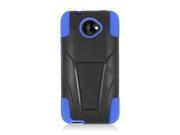 HTC Zara Desire 601 Hybrid Case Y Blue Black Stand