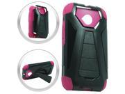 Motorola Moto E LTE Stealth Case Stand Hot Pink