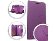 XL Samsung Galaxy S7 Edge G935 Silk Wallet Pouch Purple