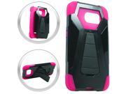 Samsung Galaxy S6 Active G890 Stealth Case Stand Hot Pink
