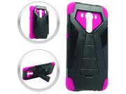 XL LG G Vista 2 H740 Stealth Case Stand Hot Pink
