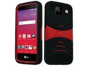 LG K3 LS450 Armor Case Stand Red