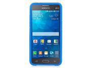 Samsung Grand Prime G530 Hybrid Case Blue Tpu Black Hard Case