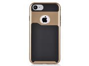 Apple iPhone 7 HYBRID CASE BLACK TPU GOLD PC