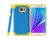 Samsung Galaxy Note5 Hybrid Case Yellow Skin Blue Pc