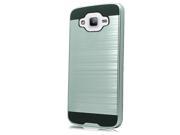 XL Samsung Galaxy J7 2015 Brushed Case Silver