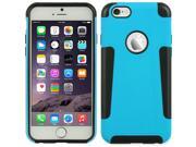 Apple Iphone 6 6S Easy Grip Hybrid Case Black TPU Pc Blu