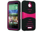 HTC Desire 510 Armor Case w Stand Hot Pink