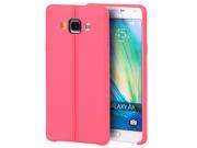 Samsung Galaxy A5 Slim Jacket TPU Case W Leather Look Finishhot Pink