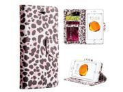 Apple Iphone 7 Plus Trndy Leather Flip Wallet Case Lady Leopard