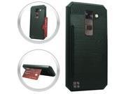 XL LG Stylo 2 LS775 Brushed Case Style 2 Black