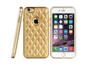 Apple Iphone 6 Aluminum Bumper With Quilted Backing Gold