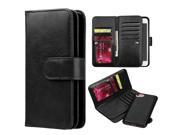 Applie Iphone 7 Timberland Double Flop Leather Wallet With Magnetic Phone Holder Black