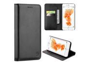 Apple Iphone 7 Plus Luxury Gentleman Magnetic Flip Leather Wallet Case Black