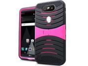 XL LG V20 Armor Case Stand Hot Pink