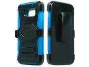Samsung Galaxy S6 Stealth Case Holster Teal Blue