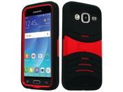 Samsung Galaxy Amp 2 Armor Case Stand Red