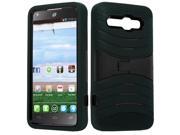 Alcatel One Touch Sonic A851L Armor Case w Stand Black