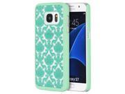 Samsung Galaxy S7 Crystal Rubber Case Lace Teal