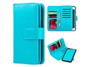 Applie Iphone 7 Plus Timberland Double Flop Leather Wallet With Magnetic Phone Holder Teal