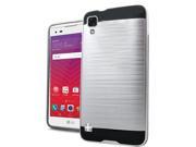 LG Tribute HD LS676 Brushed Case Silver
