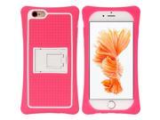 Apple Iphone 6 6S Anti Shock Kids Friendly Silicone Case Withstand Hot Pink