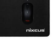 Nixeus REVEL Gaming Mouse Rubberized Black and Type R Gaming Mouse Pad Bundle