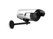 SecurityMan SM 3802 Dummy Outdoor Indoor Camera with LED Silver