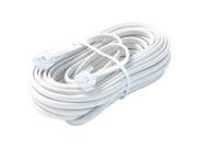 Steren BL 324 025WH Steren 25 white 6 conductor telephone line cord