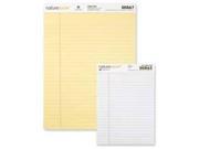 Recycled Pad Wide Ruled 8 1 2 x14 50 Sheets Canary