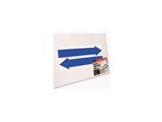 COSCO 098055 Stake Sign Blank White Includes Directional Arrows 15 x 19