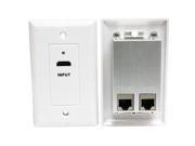 STEREN 526 119WH HDMI R CAT 5E Wall Plate