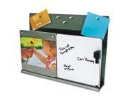 Mystyle Stainless Steel Docupocket With White Board Letter Silver Wh