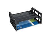 Stacking Tray Side Load 8 9 10 x13 1 5 x2 9 10 Black