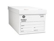 Storage Boxes Legal 500 lb 15 x24 x10 12 CT White