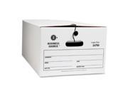 Storage Boxes Legal 350 lbs. 15 x24 x10 12 CT White