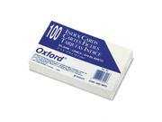 Unruled Index Cards 3 X 5 White 100 Pack