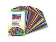 Pacon Corporation PAC57650 Fadeless Designer Sheets 100 Sheets 12in.x18in. Assorted