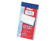 Money and Rent Receipt Books 2 3 4 x 4 7 8 2 Part Carbonless 50 Sets Book