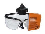 Lighted 2.0 Magnifier Safety Glasses