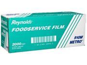 Reynolds 910M Metro Light Duty Film with Cutter Box 12 x 2000ft Roll 1 Roll