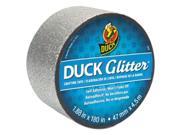 Glitter Duck Tape 1.88 X180 Silver Sparkle