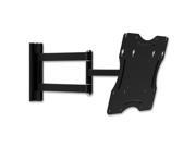 Small Medium Double Articulated Mount 15 to32 44lb Cap. BK