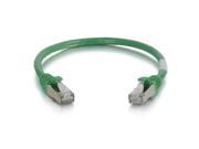 C2G 5FT CAT6 SNAGLESS SHIELDED STP NETWORK PATCH CABLE GREEN